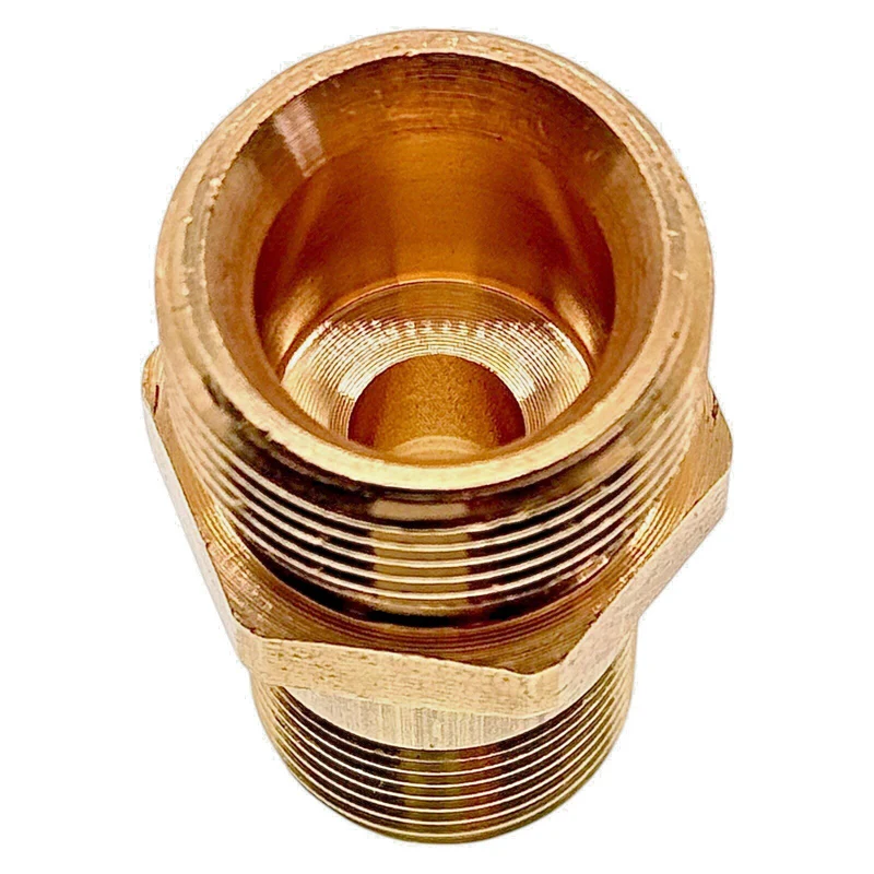 Adapter Gewinde M18 x1,5 AG auf M22 x1,5 AG Hochdruck Verbinder Nippel Kupplung