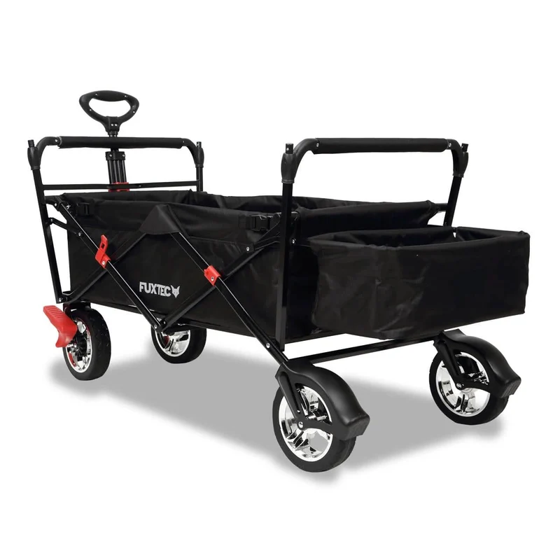 B-WARE FUXTEC Bollerwagen FX-CT500 mit Sonnendach SCHWARZ