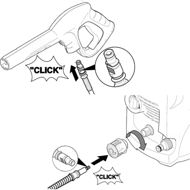 Schlauchadapter Schnellkupplung Kärcher Quick Connect auf M22 AG / M22IG Adapter