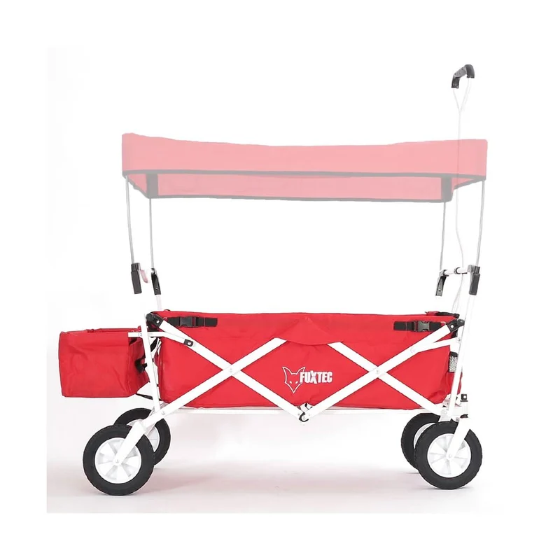 B-WARE FUXTEC Bollerwagen ROT mit Sonnendach JW-76A