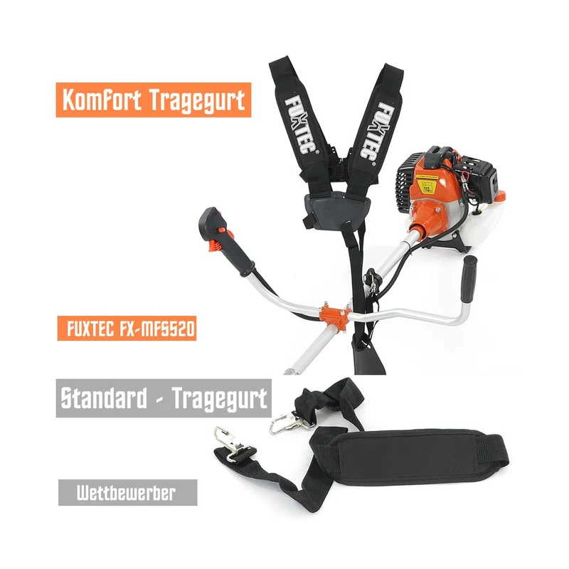 B-WARE FUXTEC Benzin Motorsense Multitool 2in1