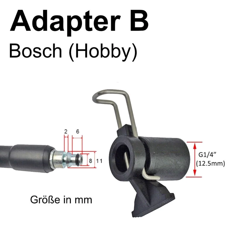 Schlauchverbinder Schnellkupplung f. Kärcher Bosch Nilfisk Parkside Black&Decker