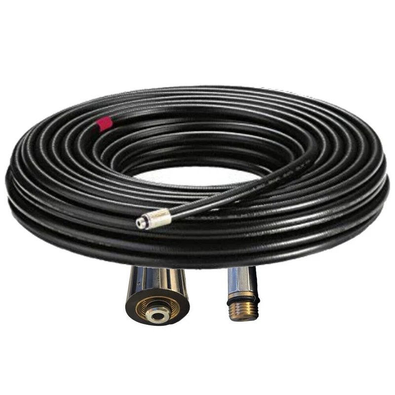 8m Rohrreinigungsschlauch für Kärcher Kränzle + Bajonett Adapter Kupplung Düsen