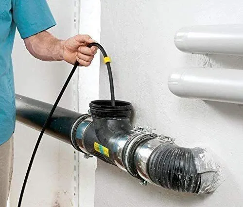 8m Rohrreinigungsschlauch für Kärcher Kränzle + Bajonett Adapter Kupplung Düsen