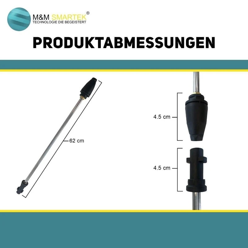 Für Kärcher Dreckfräser K2/K3/K4/K5/K6/K7 170bar Rotordüse Dreckfräse Hochdruck