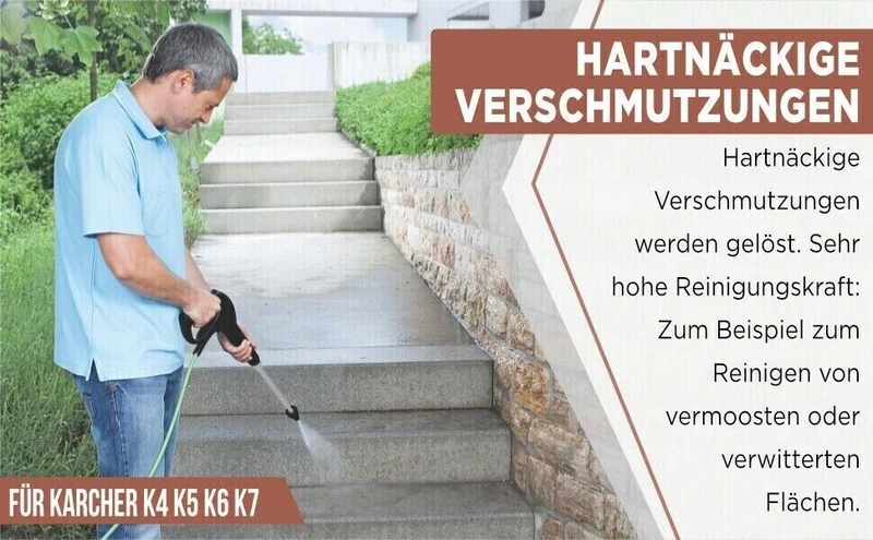 Für Kärcher Dreckfräser K2/K3/K4/K5/K6/K7 170bar Rotordüse Dreckfräse Hochdruck