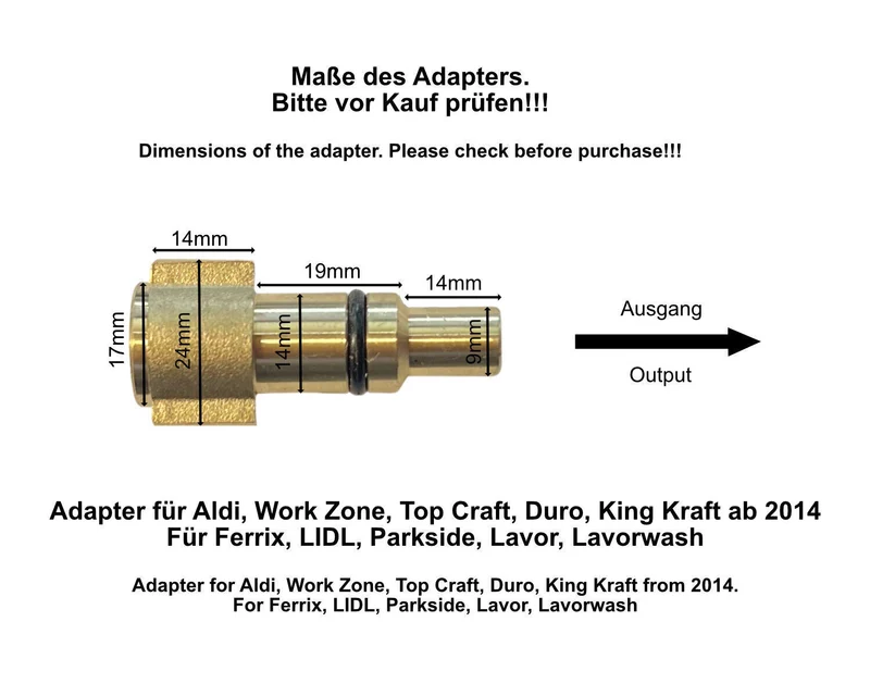 Rohrreinigungsschlauch 14-Teilig für Kärcher Kränzle NILFISK ALTO WAP Bosch B&D