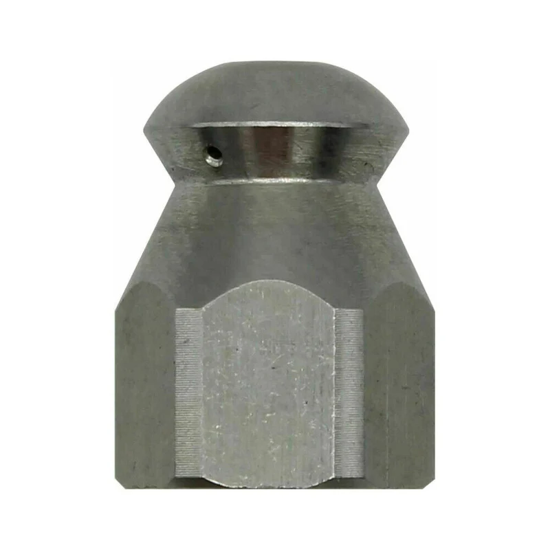 Rohrreinigungsdüse Edelstahl starr 3/8" IG für Kanalreinigung / Raketendüse