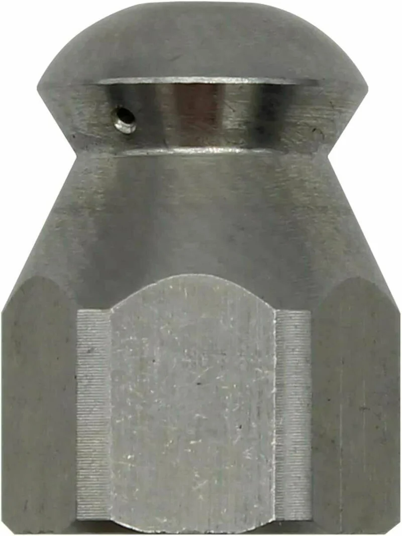 Rohrreinigungsdüse Edelstahl starr 3/8" IG für Kanalreinigung / Raketendüse