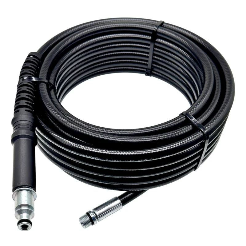 Rohrreinigungsschlauch für Bosch Aquatak AQT Serie mit 8mm SDS Quick + 2 Düsen