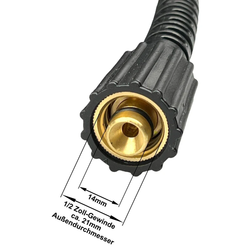 Hochdruckschlauch für Nilfisk, Alto HD-Reiniger mit Quick Connect und 1/2" IG