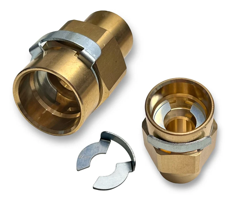 Schlauchadapter für Kärcher 10mm Stecknippel mit Clip Gegenstück 1/4" M22 AG/IG