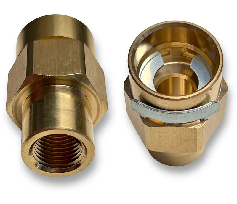 Schlauchadapter für Kärcher 10mm Stecknippel mit Clip Gegenstück 1/4" M22 AG/IG