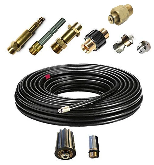 Rohrreinigungsschlauch SET 8-teilig für Kärcher Kränzle NILFISK ALTO EASY!Lock