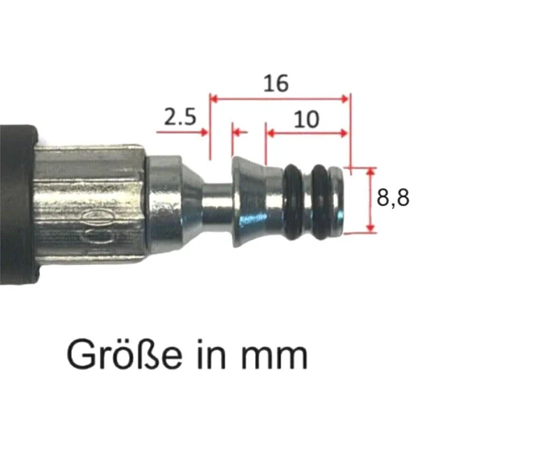 Hochdruckadapter für Kärcher Quick Parkside Black&Decker Lavor Nilfisk M22 IG