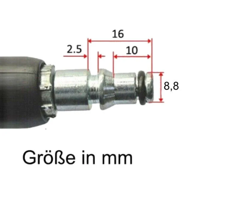 Hochdruckadapter für Kärcher Quick Parkside Black&Decker Lavor Nilfisk M22 IG