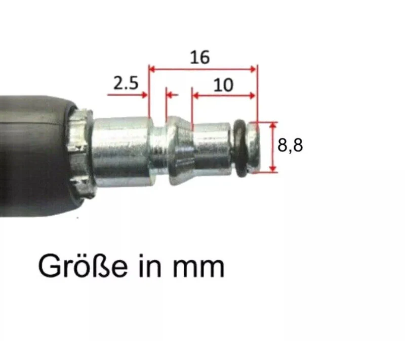 Quick Connect Hochdruckadapter passend für Black&Decker Stecknippel auf M22 IG