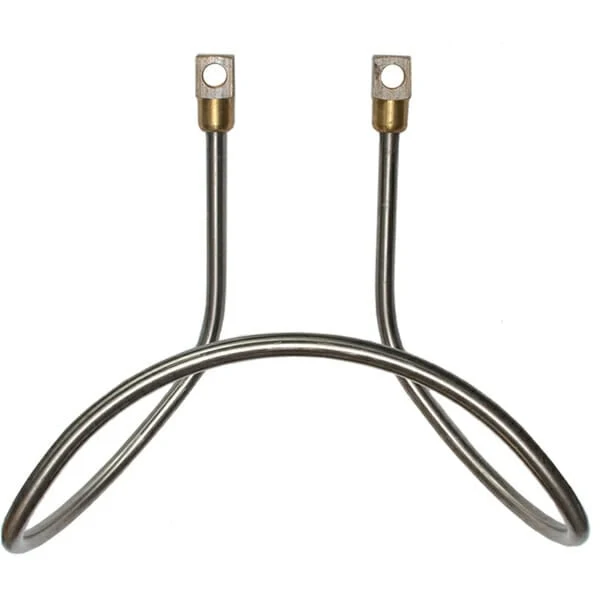 11 Hose Rack for Unit Mounting, Stainless Steel with Brass End Adapters