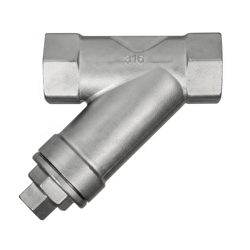SS8000-SS ¾” Y-Type strainer. Stainless steel