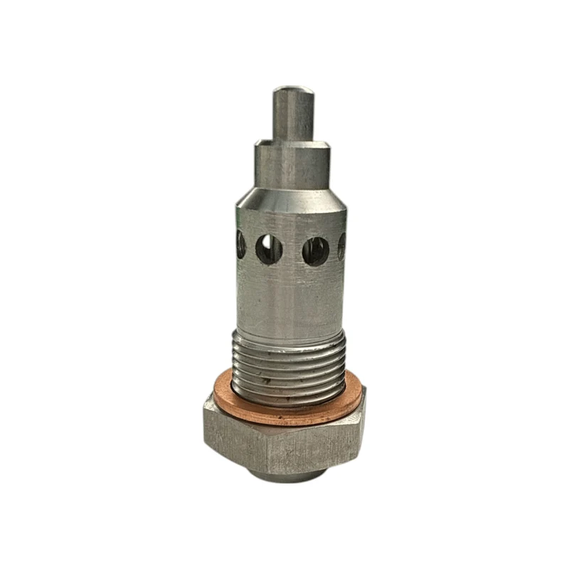 DURA8-1S Check valve assembly. Includes check valve poppet, spring, and copper connection gasket. Stainless steel