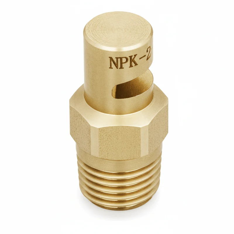 NPK-7.5-1/8 – Flat Nozzle, 1/8 Inlet, Brass