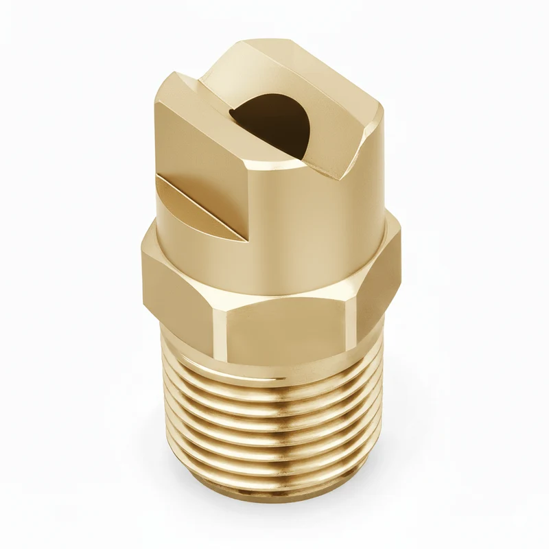 NPHU-4010-1/4 – Flat Nozzle, 1/4 Inlet, Brass