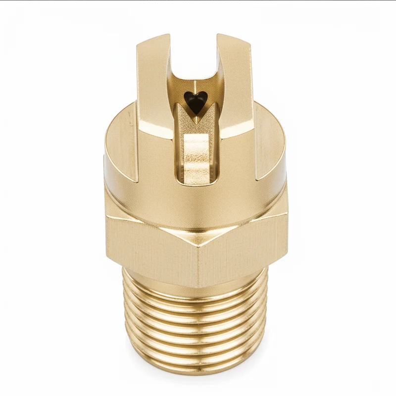 NPHV-9505-1/8 – Flat Nozzle, 1/8 Inlet, Brass