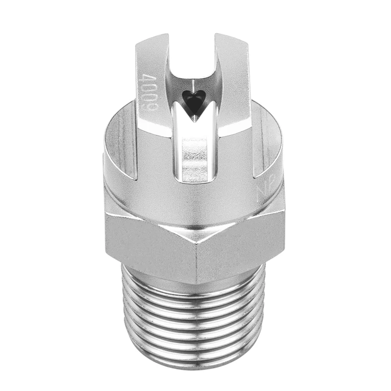 NPHV-5010-1/8-316 – Flat Nozzle, 1/8 Inlet, 316L Stainless Steel