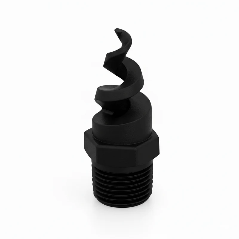NPHSJ-150164-1/2-PVC – Full Cone, Spiral Nozzle, 1/2 Inlet, Polyvinyl chloride