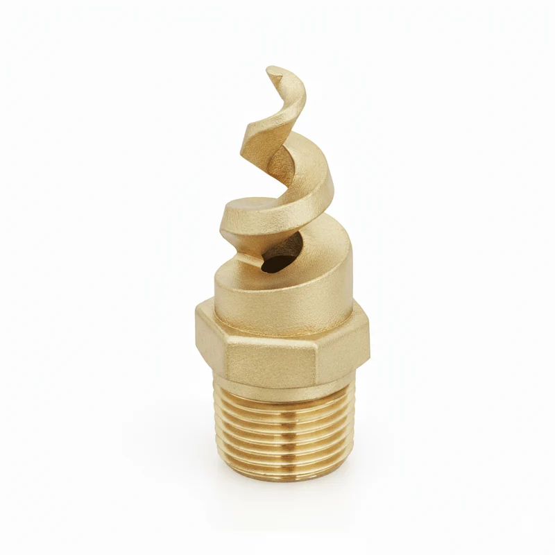 NPHSJ-17020-1/4 – Full Cone, Spiral Nozzle, 1/4 Inlet, Brass