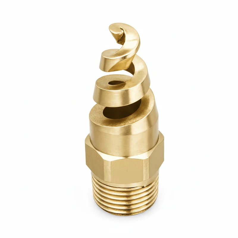 NPSJ-120164-1/2 – Hollow Cone, Spiral Nozzle, 1/2 Inlet, Brass