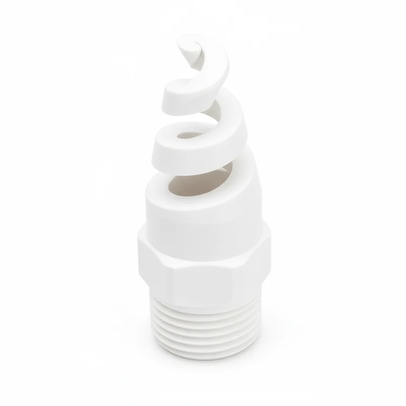 NPSJ-9013-1/4-PP – Hollow Cone, Spiral Nozzle, 1/4 Inlet, Polypropylene